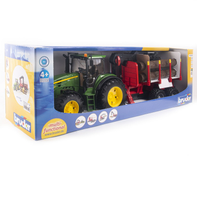 купить Трактор Bruder John Deere с мини погрузчиком 03-054