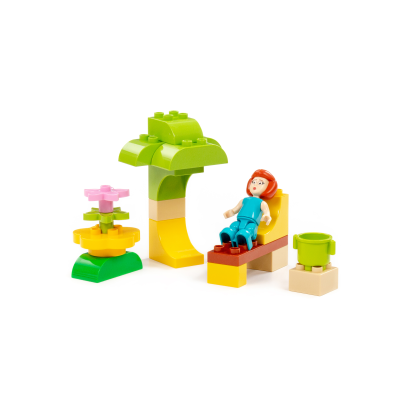 купить Конструктор Полесье серия Макси - Простоквашино. Мама на шезлонге (18 эл.,в коробке) 23357