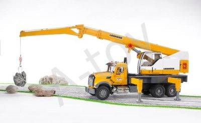 купить Bruder Автокран MACK 02-818