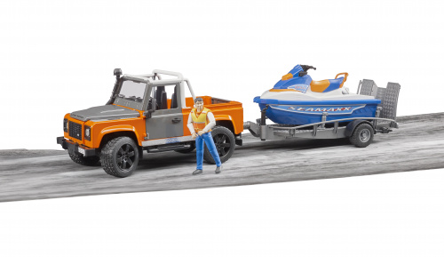 купить Land Rover Defender с водным мотоциклом 02-599