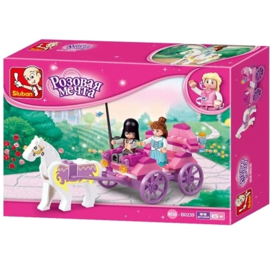купить Прогулка принцессы на карете" (99 дет) Конструктор Sluban M38-B0239