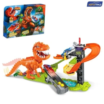 купить АВТОГРАД Автотрек "Дино-трек", с запуском, звук   7621752