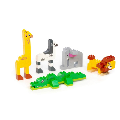 купить Конструктор Полесье "Макси",  Мир саванны (83 элемента) 