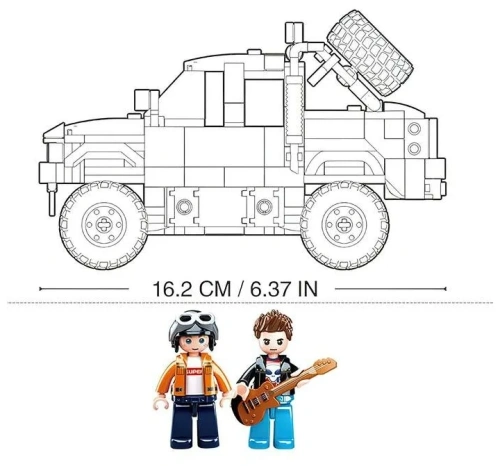 купить Конструктор Sluban Машинка, M38-B0813