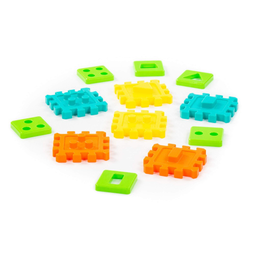 купить Полесье, Игрушка развивающая "Пазл" №2 (12 элементов) (в пакете), 91390