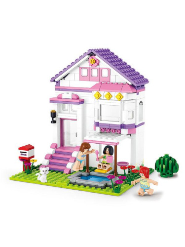 купить Конструктор Sluban"Вилла с бассейном" (291 дет.)