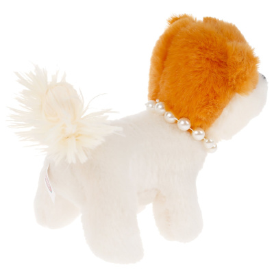 купить Мой питомец, Мягкая игрушка шпиц с ожерельем 17см в сумочке с принтом, F80210-16