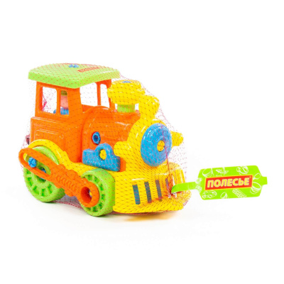 купить Полесье, Конструктор-транспорт "Паровоз" (48 элементов) (в сеточке), 71255