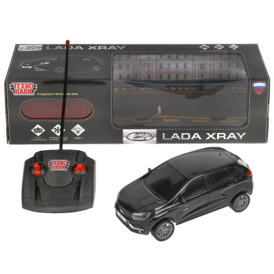 купить Технопарк, Машина р/у LADA XRAY (чёрная, 18 см.), LADAXRAY-18L-BK