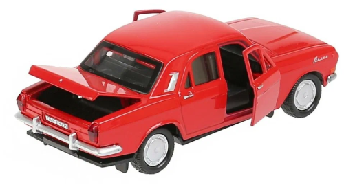 купить Машинка металлическая инерционная Технопарк ГАЗ-2401 Волга, 12 см, красная