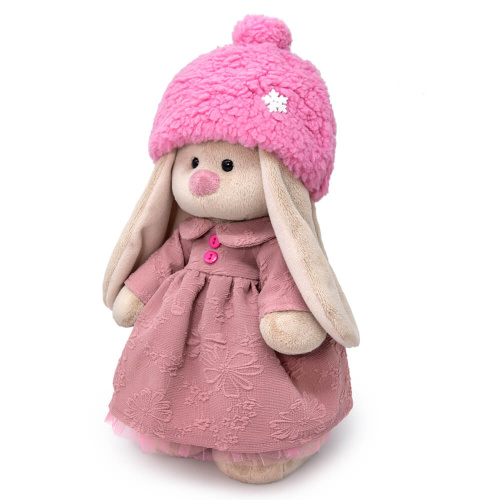 купить Зайка Ми в платье и меховой шапке