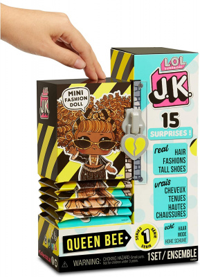 купить LOL Surprise JK Queen Bee ЛОЛ Мини Модницы Кукла Квин Би, 570783