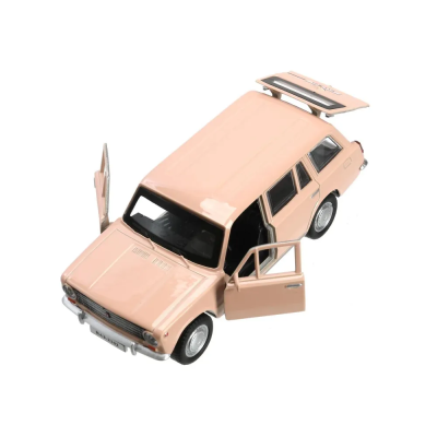 купить Машинка металлическая инерционная Технопарк ВАЗ-2102 12 см. бежевая