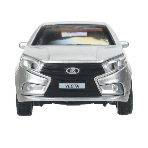 купить Машинка металлическая инерционная Технопарк LADA vesta 11,5 см, серая
