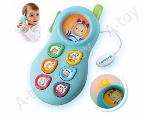 купить Телефон со светом и звуком, на батарейках, Smoby