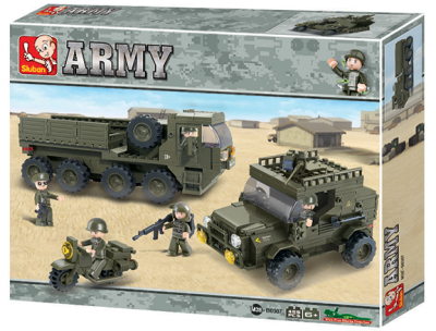 купить Sluban, Конструктор, серия Армия - набор "Тайный десант" (Service Troops) (455 дет.), M38-B0307