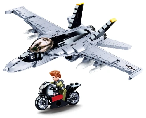 купить Конструктор Бомбардировщик , Sluban серия Модельки, M38-B0928