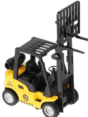 купить Технопарк, Модель металлическая АВТОПОГРУЗЧИК (14 см, свет-звук, инерция), 1812C322-R-1