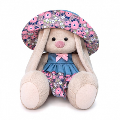 купить Budi Basa Зайка Ми в джинсовой шляпе 23 см