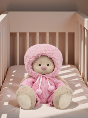 купить Мягкая игрушка Budi Basa Зайка Ми в меховой шапке и комбинезоне (малый)