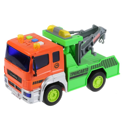 купить Технопарк, машина свет+звук Камаз эвакуатор 17см, KAM-17PL-EVO