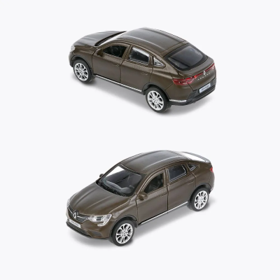 купить Машинка металлическая инерционная Технопарк Renault Arkana 12 см. бежевая