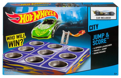 купить Hot Wheels Серия Опасный мост Jump&Score