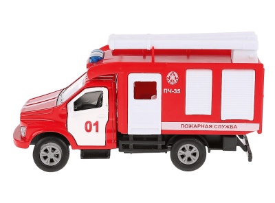 купить Машина Технопарк - ГАЗ Газон Next Пожарная, инерционная