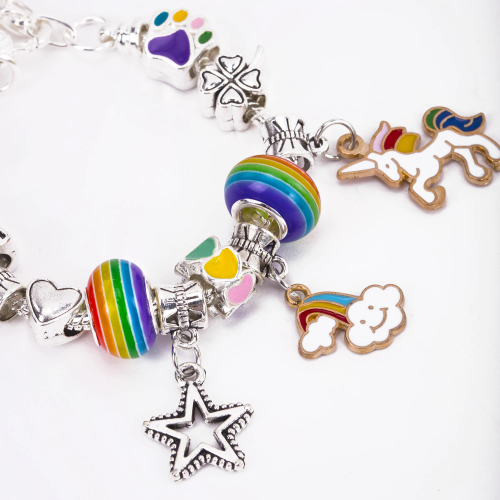 купить Набор для создания бижутерии и украшений, Аквамарин, бусины, браслеты, подвески, 66 эл. BRAUBERG