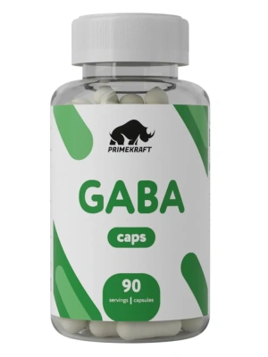 купить БАД Primekraft  к пище "ГАМК капс", GABA caps, 90 капс.